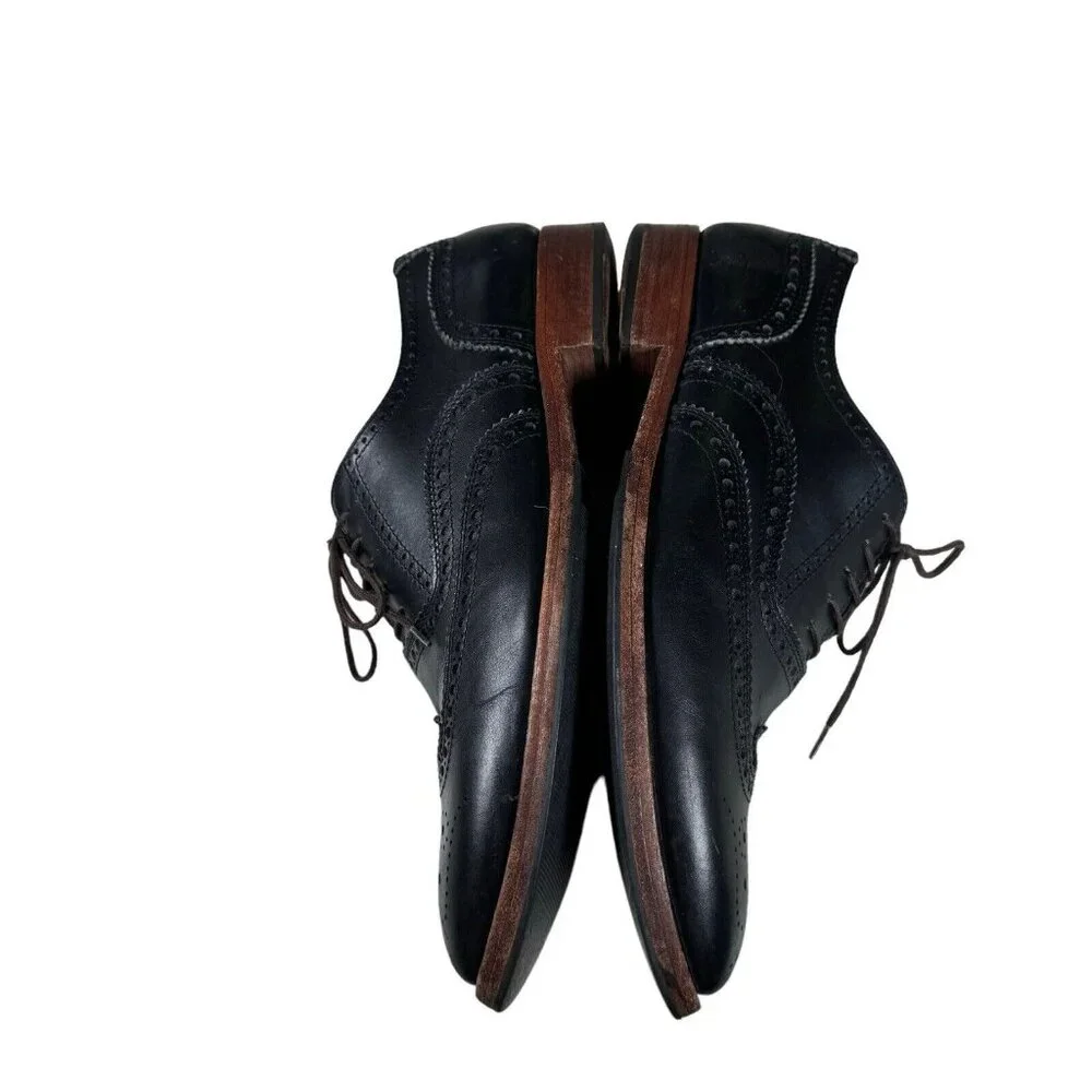 Antonio Maurizi Men's Leather Wingtip Oxford Dress Shoes‎ Size 43 / US 9.5-10